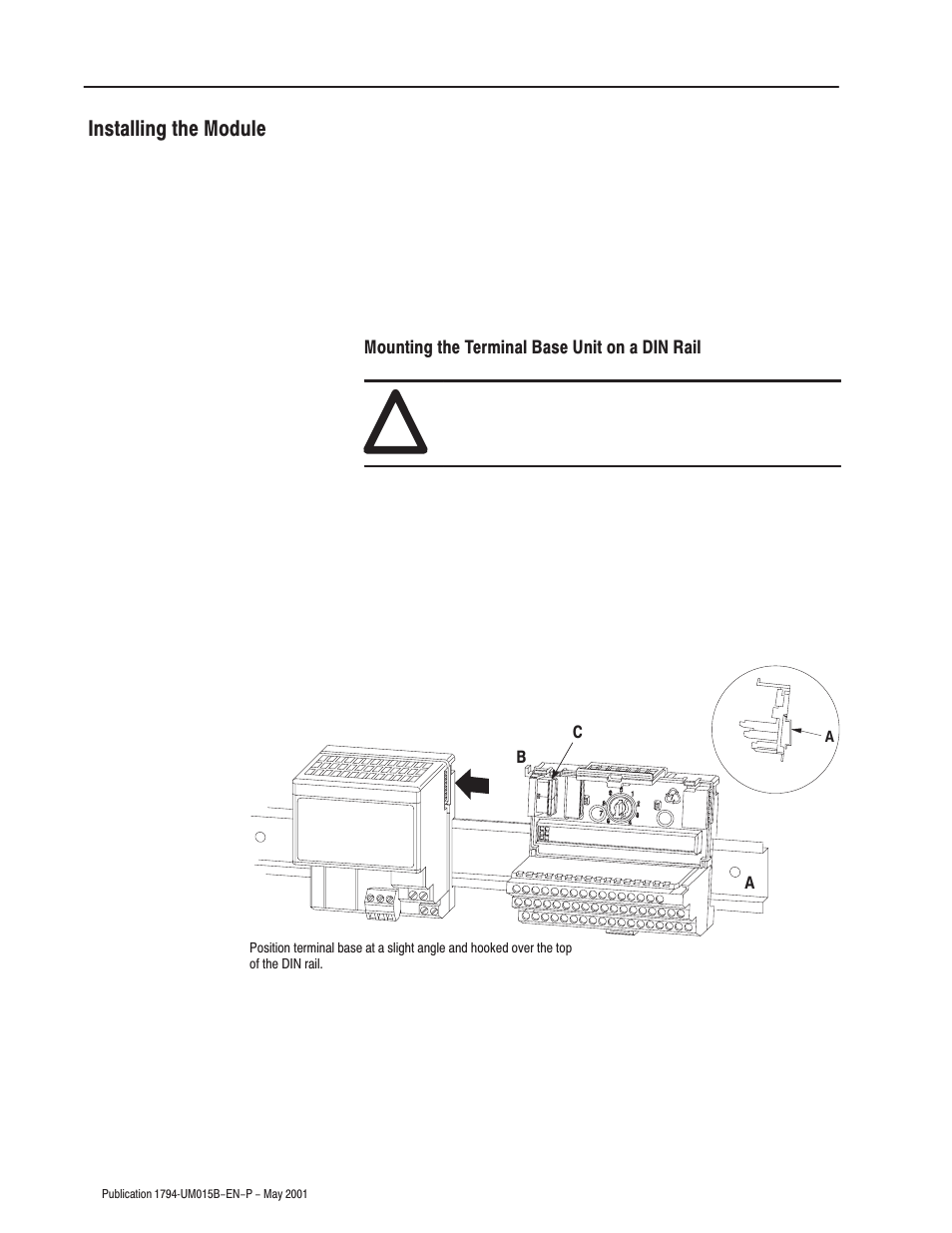 Installing the module | Rockwell Automation 1794-ID2 U.MNL INCREMENTAL ENCODER User Manual | Page 26 / 88