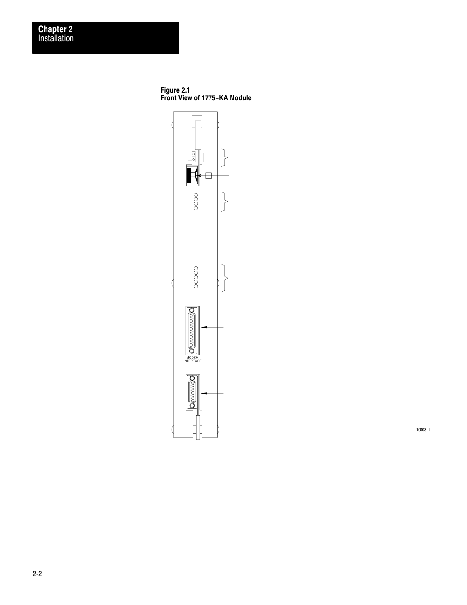 Installation chapter 2 | Rockwell Automation 1775-KA PLC-3 Communication Adapter Module User Manual User Manual | Page 14 / 239