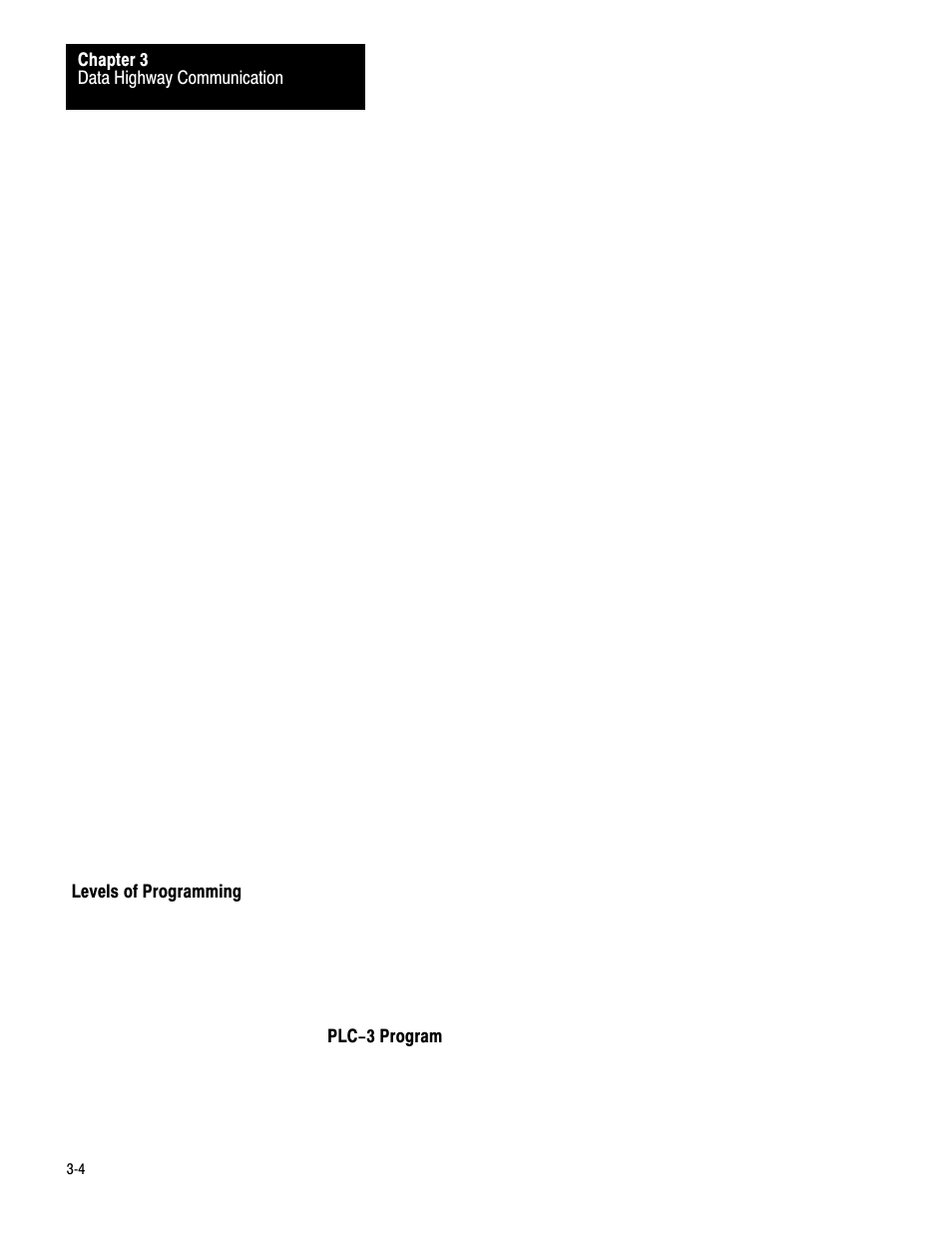 Levels of programming | Rockwell Automation 1775-KA PLC-3 Communication Adapter Module User Manual User Manual | Page 49 / 239