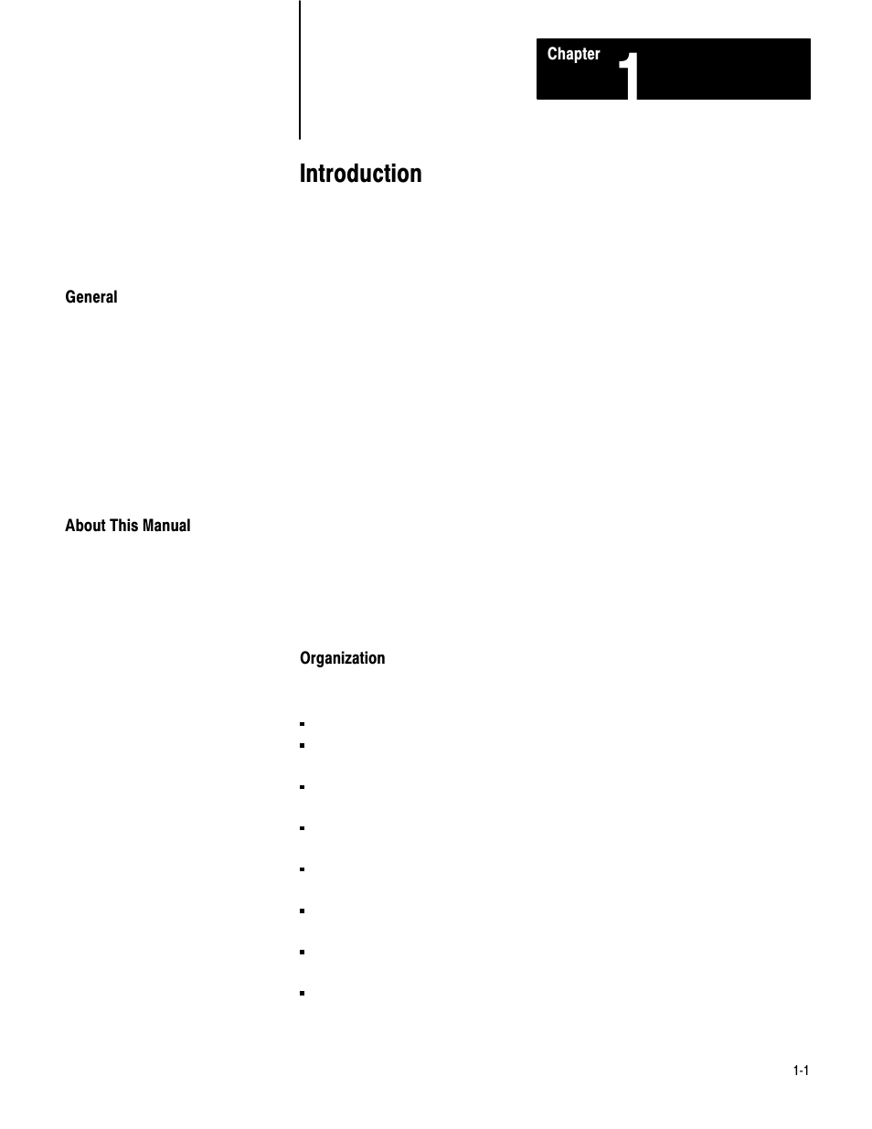 1 - introduction, General, About this manual | Introduction | Rockwell Automation 1775-KA PLC-3 Communication Adapter Module User Manual User Manual | Page 5 / 239