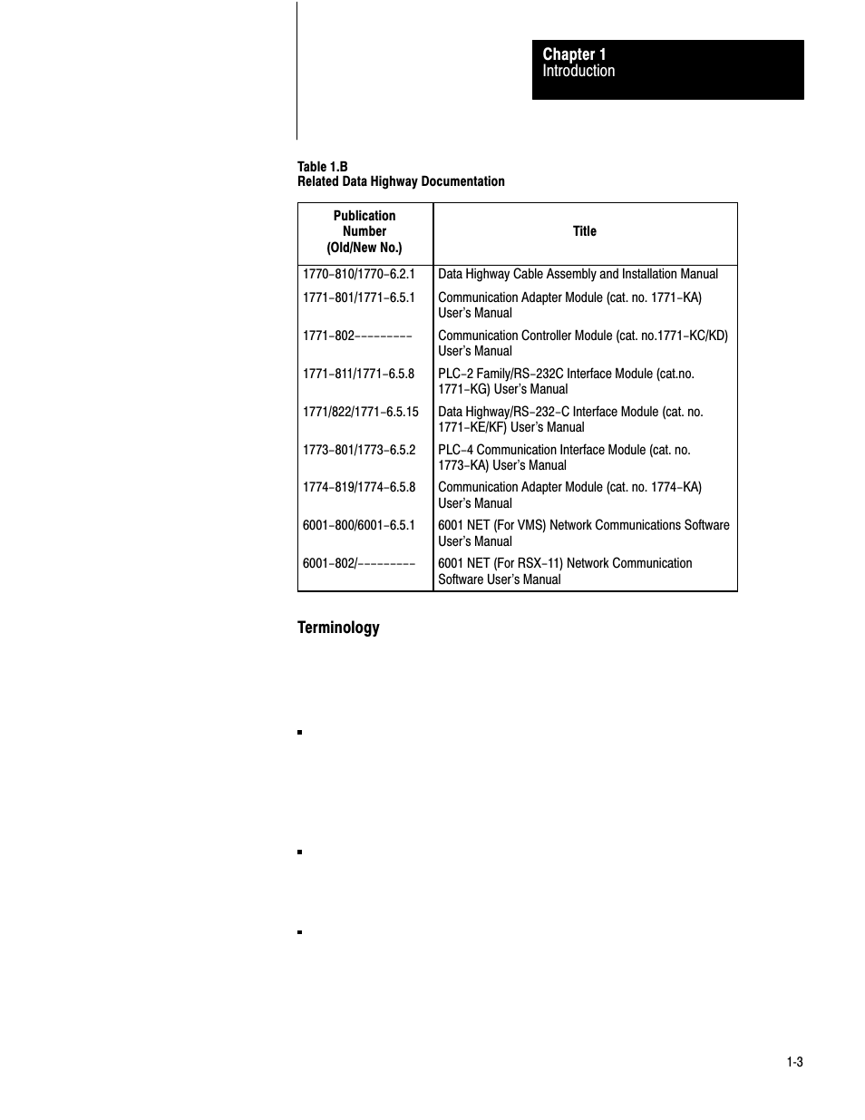 Rockwell Automation 1775-KA PLC-3 Communication Adapter Module User Manual User Manual | Page 7 / 239
