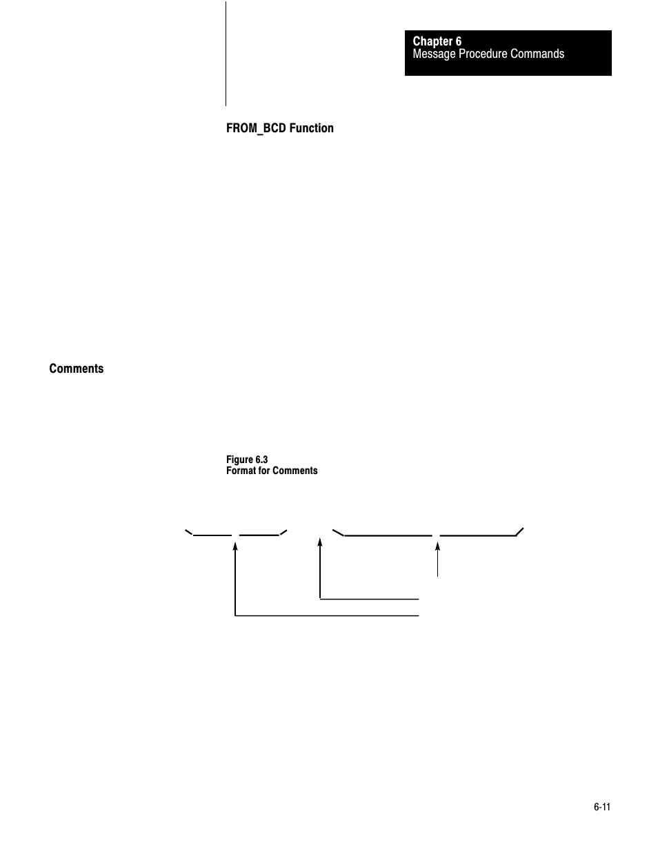 Comments, 6ć11, Count = 0 ; initialize counter | Rockwell Automation 1775-KA PLC-3 Communication Adapter Module User Manual User Manual | Page 89 / 239