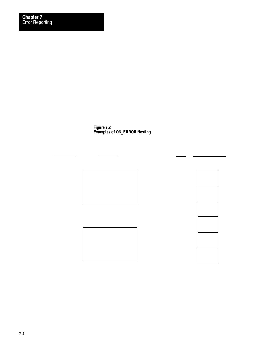 Error reporting chapter 7 | Rockwell Automation 1775-KA PLC-3 Communication Adapter Module User Manual User Manual | Page 93 / 239