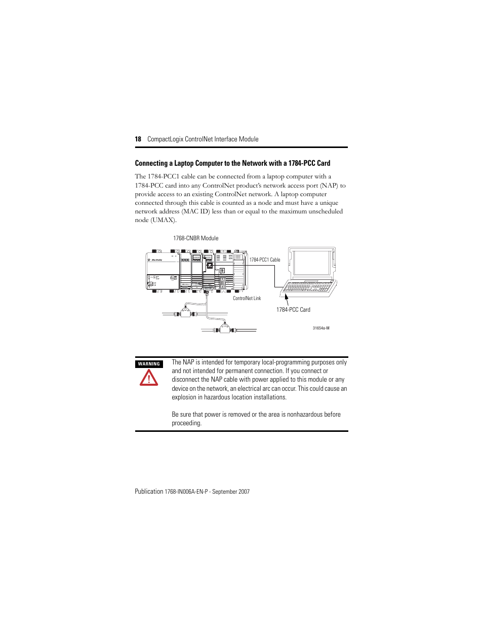 Rockwell Automation 1768-CNBR CompactLogix ControlNet Communication Module Installation Instructions User Manual | Page 18 / 36