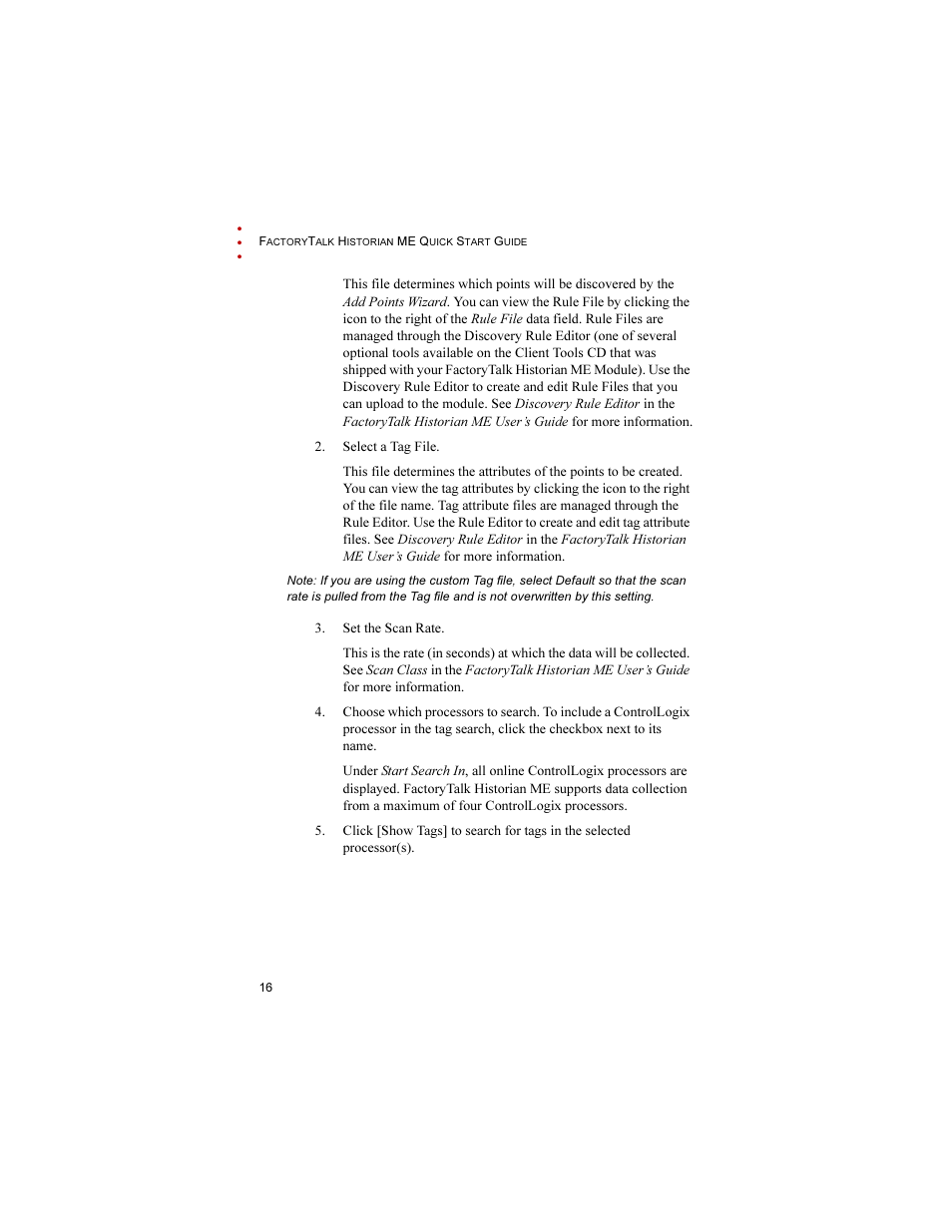 Rockwell Automation 1756-HIST2G FactoryTalk Historian ME 2.1 Quick Start Guide User Manual | Page 20 / 36