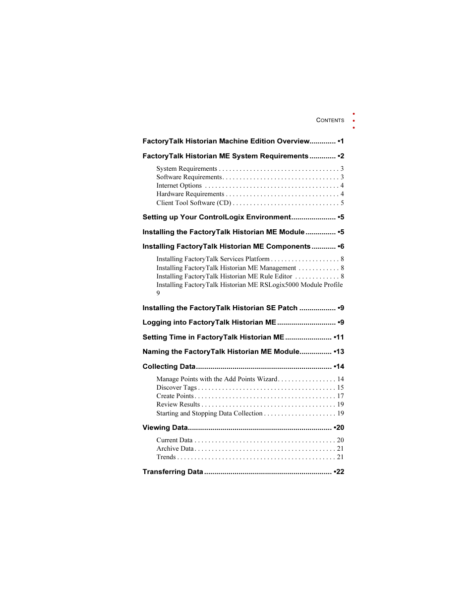 Rockwell Automation 1756-HIST2G FactoryTalk Historian ME 2.1 Quick Start Guide User Manual | Page 3 / 36