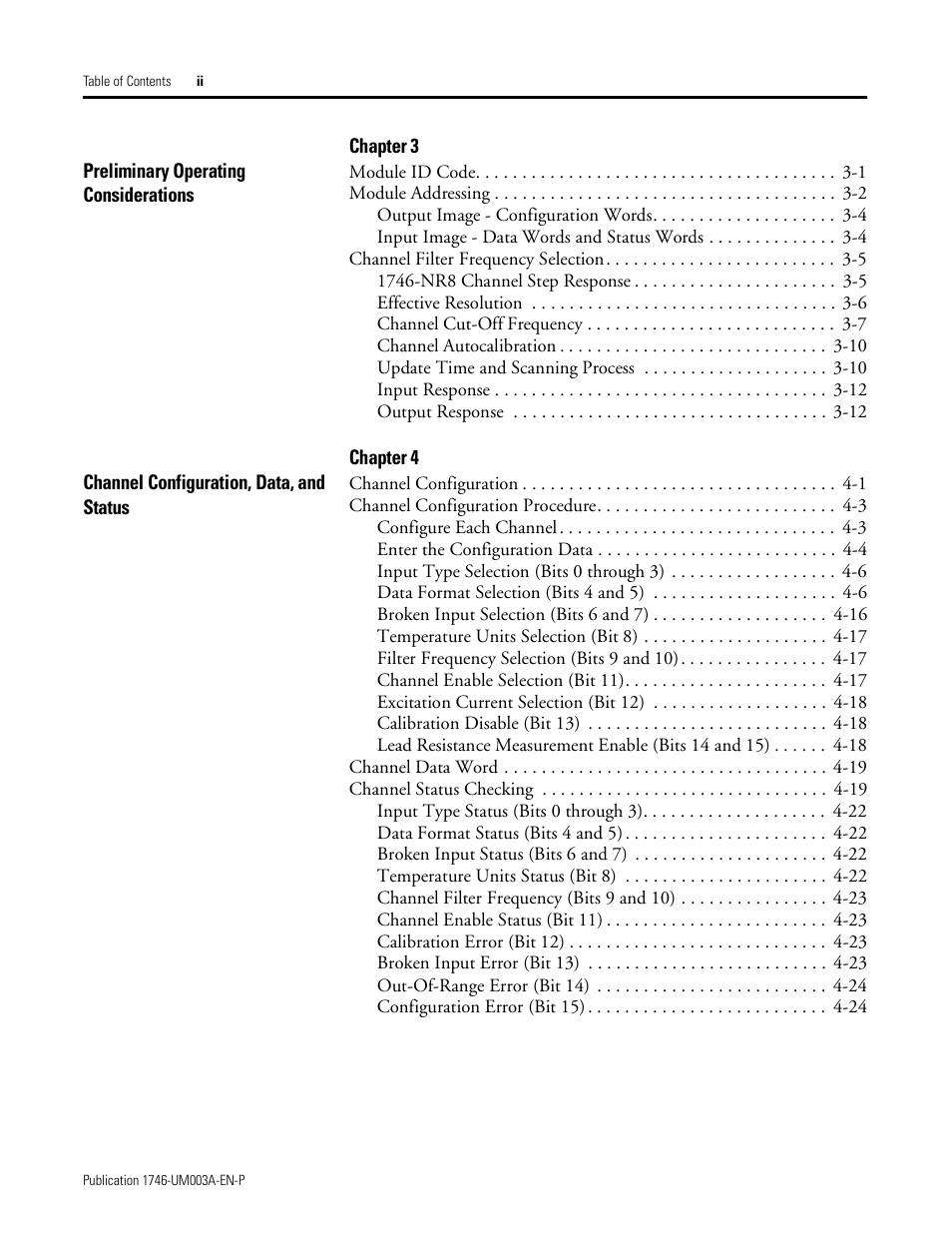 Rockwell Automation 1746-NR8 SLC 500 RTD/Resistance Input Module User Manual User Manual | Page 4 / 118