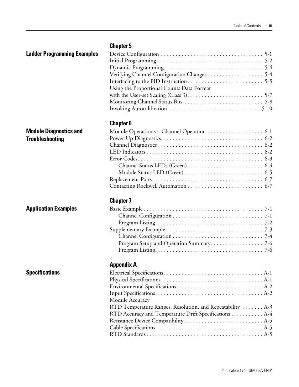 Rockwell Automation 1746-NR8 SLC 500 RTD/Resistance Input Module User Manual User Manual | Page 5 / 118