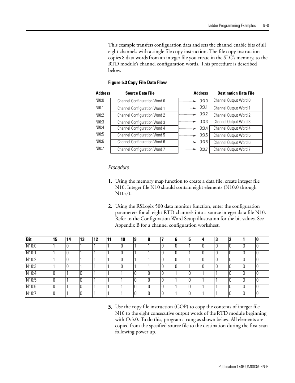 Procedure | Rockwell Automation 1746-NR8 SLC 500 RTD/Resistance Input Module User Manual User Manual | Page 75 / 118