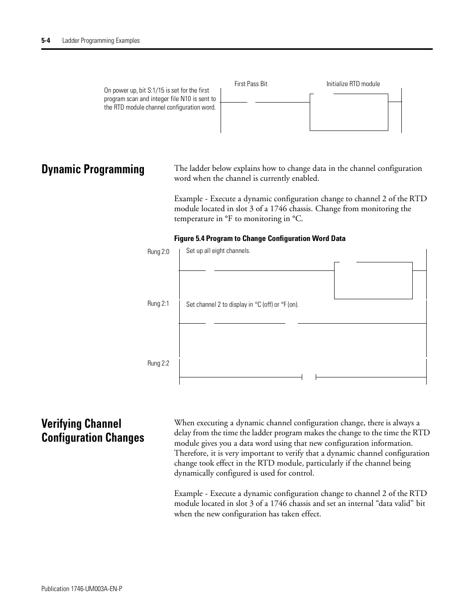 Dynamic programming, Verifying channel configuration changes | Rockwell Automation 1746-NR8 SLC 500 RTD/Resistance Input Module User Manual User Manual | Page 76 / 118