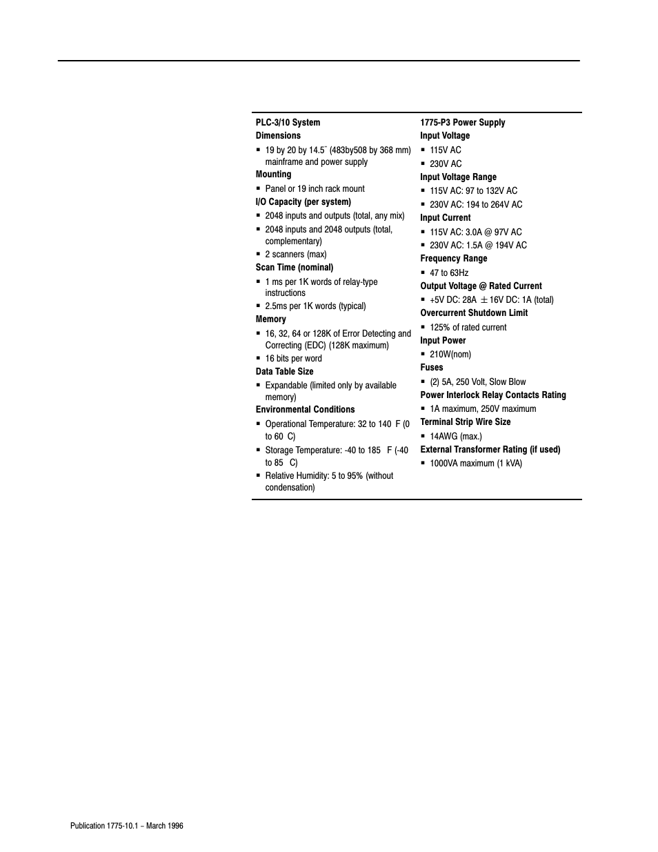 Rockwell Automation 1775-SRx PLC-3 FAMILY PROG CONTRL User Manual | Page 19 / 20