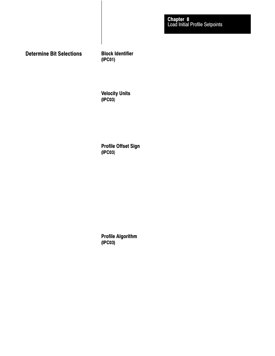 Determine bit selections for worksheet 8-b, 8ć13 | Rockwell Automation 1771-QDC, D17716.5.93(Passport) PLASTIC MOLDING MODULE User Manual | Page 130 / 306