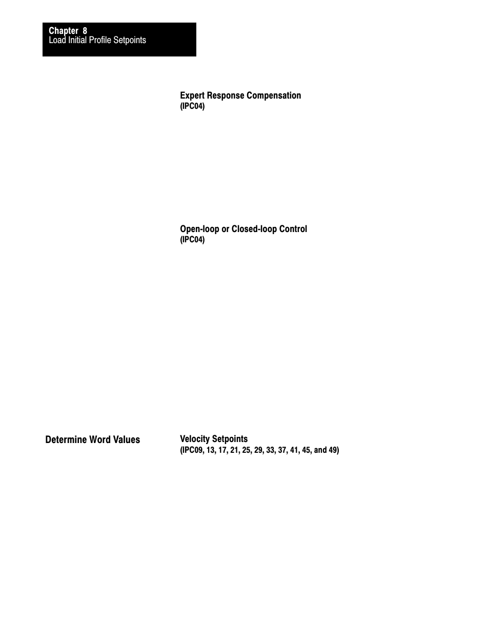 Determine word values for worksheet 8b, 8ć14 | Rockwell Automation 1771-QDC, D17716.5.93(Passport) PLASTIC MOLDING MODULE User Manual | Page 131 / 306