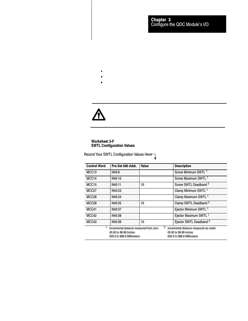 Configure the qdc module's i/o chapter 3 | Rockwell Automation 1771-QDC, D17716.5.93(Passport) PLASTIC MOLDING MODULE User Manual | Page 59 / 306