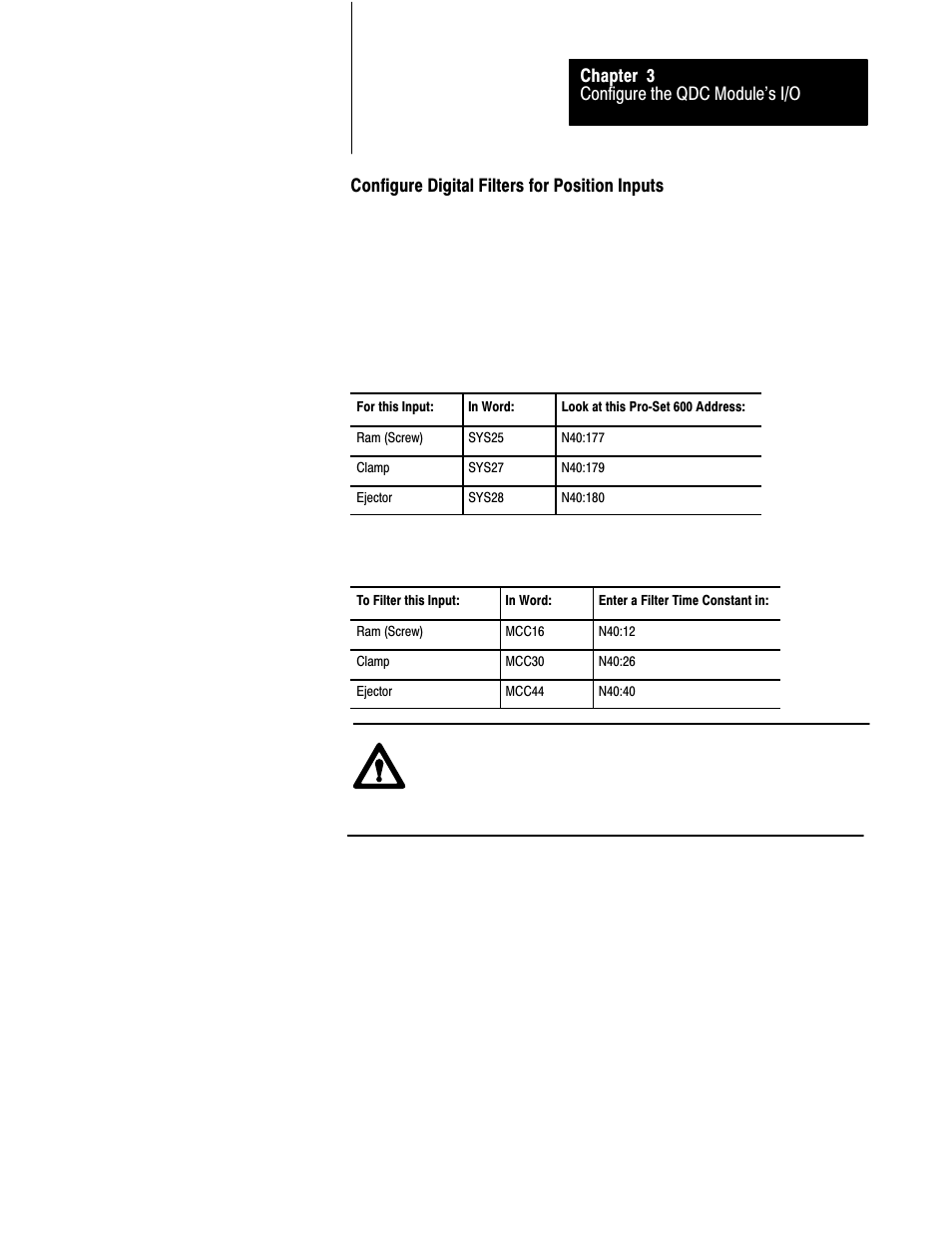 Rockwell Automation 1771-QDC, D17716.5.93(Passport) PLASTIC MOLDING MODULE User Manual | Page 61 / 306