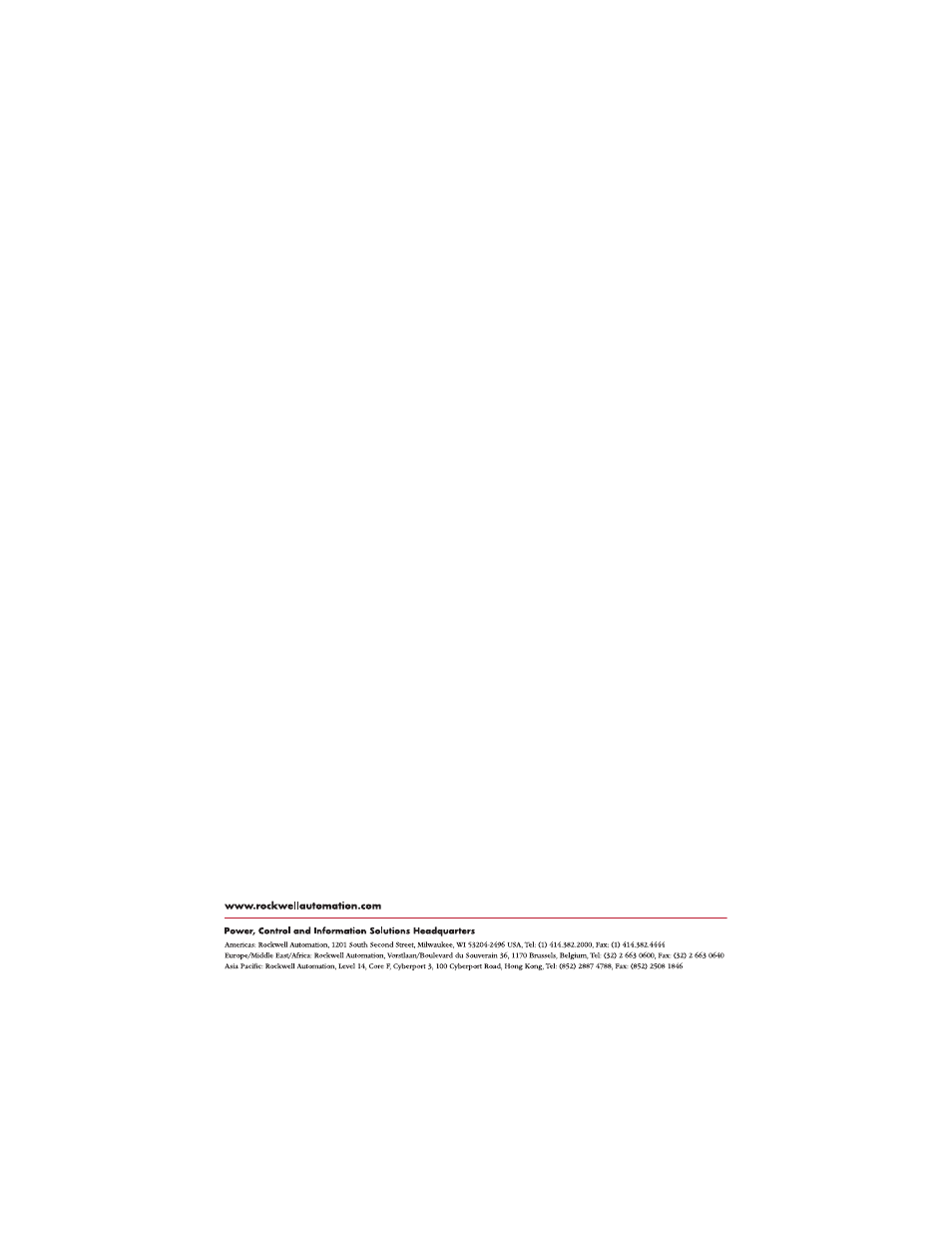 Back cover | Rockwell Automation 1751-SLBP SynchLink Bypass Switch Block Installation Instructions User Manual | Page 16 / 16