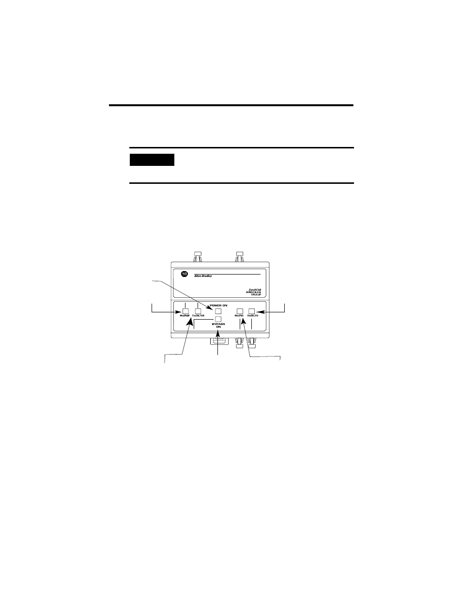 Indicators | Rockwell Automation 1751-SLBP SynchLink Bypass Switch Block Installation Instructions User Manual | Page 9 / 16