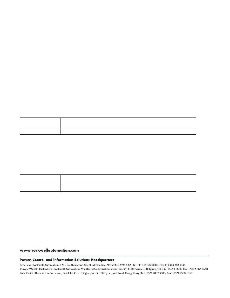 Back cover, Rockwell automation support, Installation assistance | New product satisfaction return | Rockwell Automation 1785-l11B, -L20B, -L30B, -L40B, -L40L, -L60B, -L60L, -L80B Enhanced PLC-5 Programmable Controllers Installation Instructions User Manual | Page 24 / 24