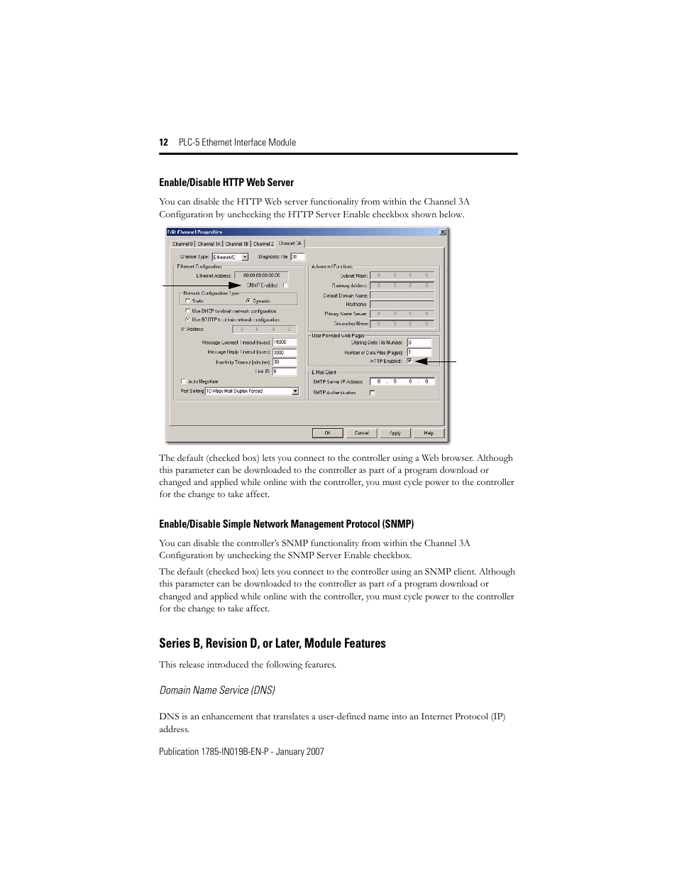 Rockwell Automation 1785-ENET PLC-5 Ethernet Interface Module Installation Instructions User Manual | Page 12 / 48