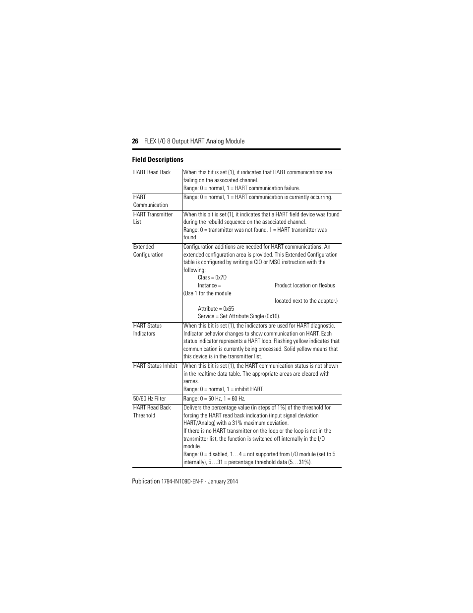 Rockwell Automation 1794-OE8H, Series B Flex I/O Output HART Module Installation Instructions User Manual | Page 26 / 32