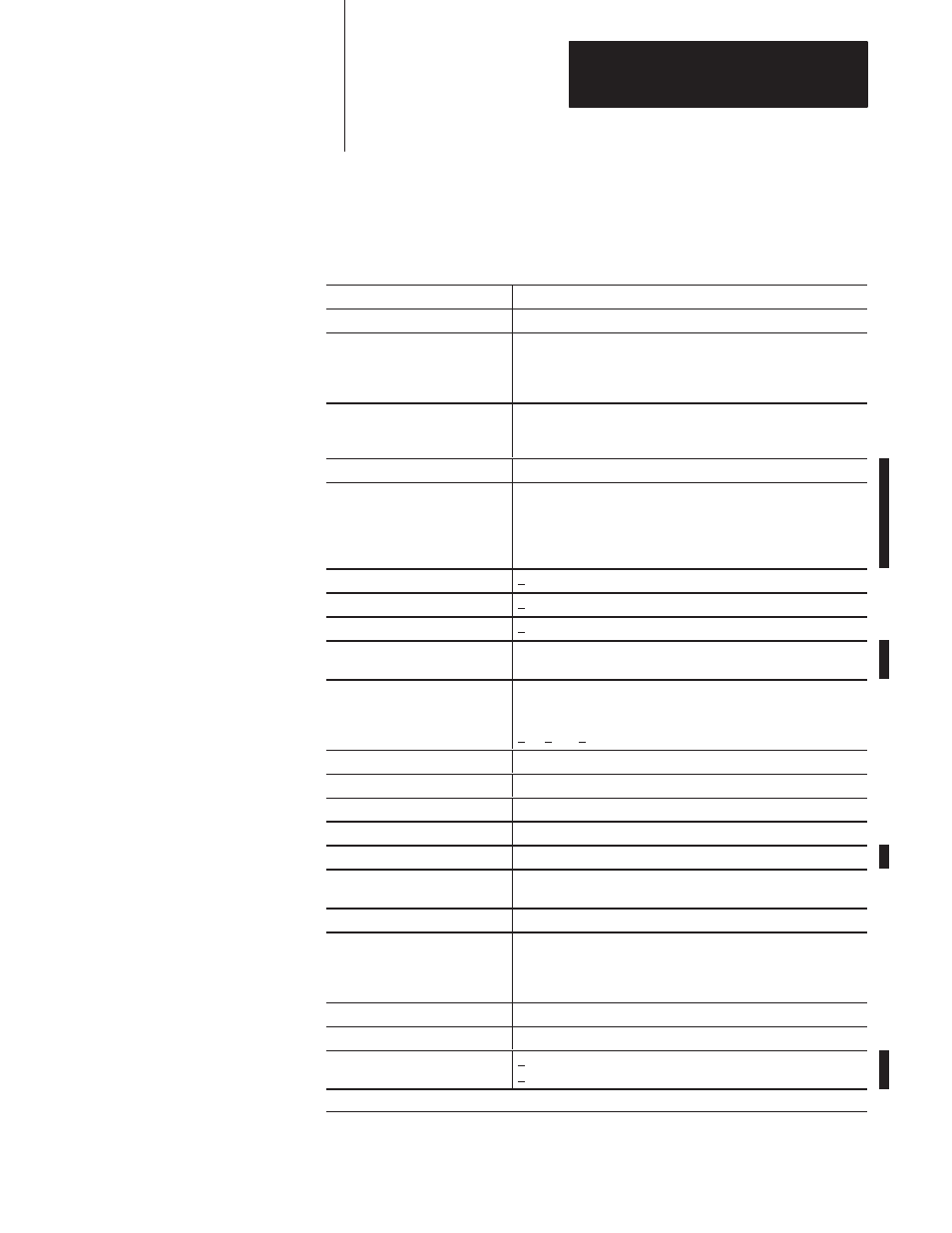 Specifications | Rockwell Automation 1771-IL/B , D17716.5.91 ISOLATED ANALOG INPUT Module User Manual | Page 51 / 63