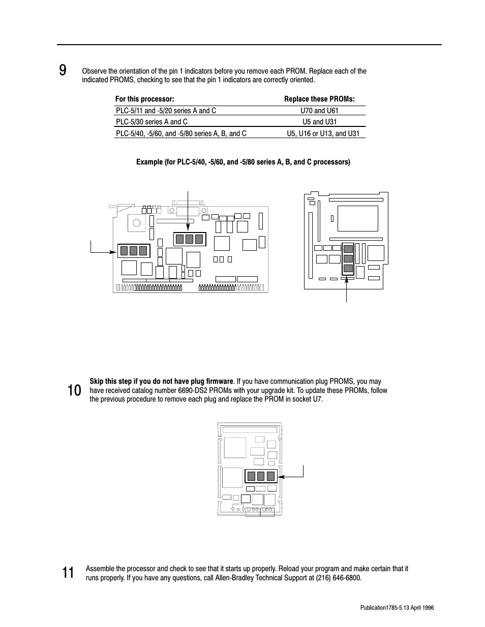 Rockwell Automation 1785-L11B_L20B_L30B_L40B_L40L_L60B_L60L_L80B INSTL INSTR ENHANCED PLC-5 PC User Manual | Page 3 / 4