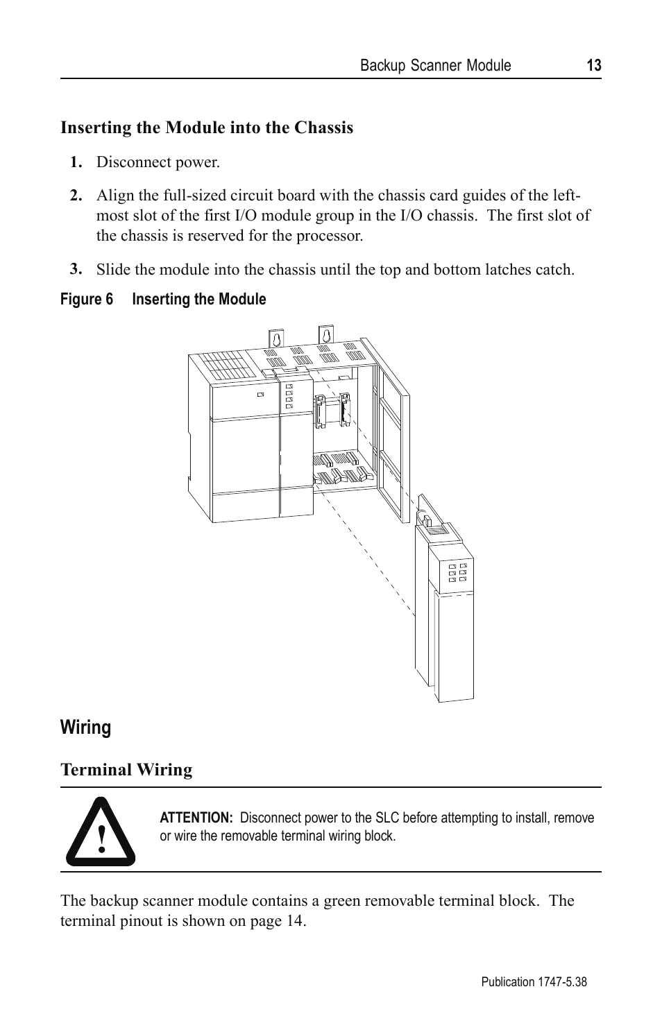 Rockwell Automation 1747-BSN Backup Scanner Module User Manual | Page 13 / 16