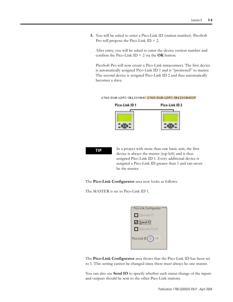 Rockwell Automation 1760 Pico GFX-70 Controllers Quick Start User Manual | Page 45 / 58