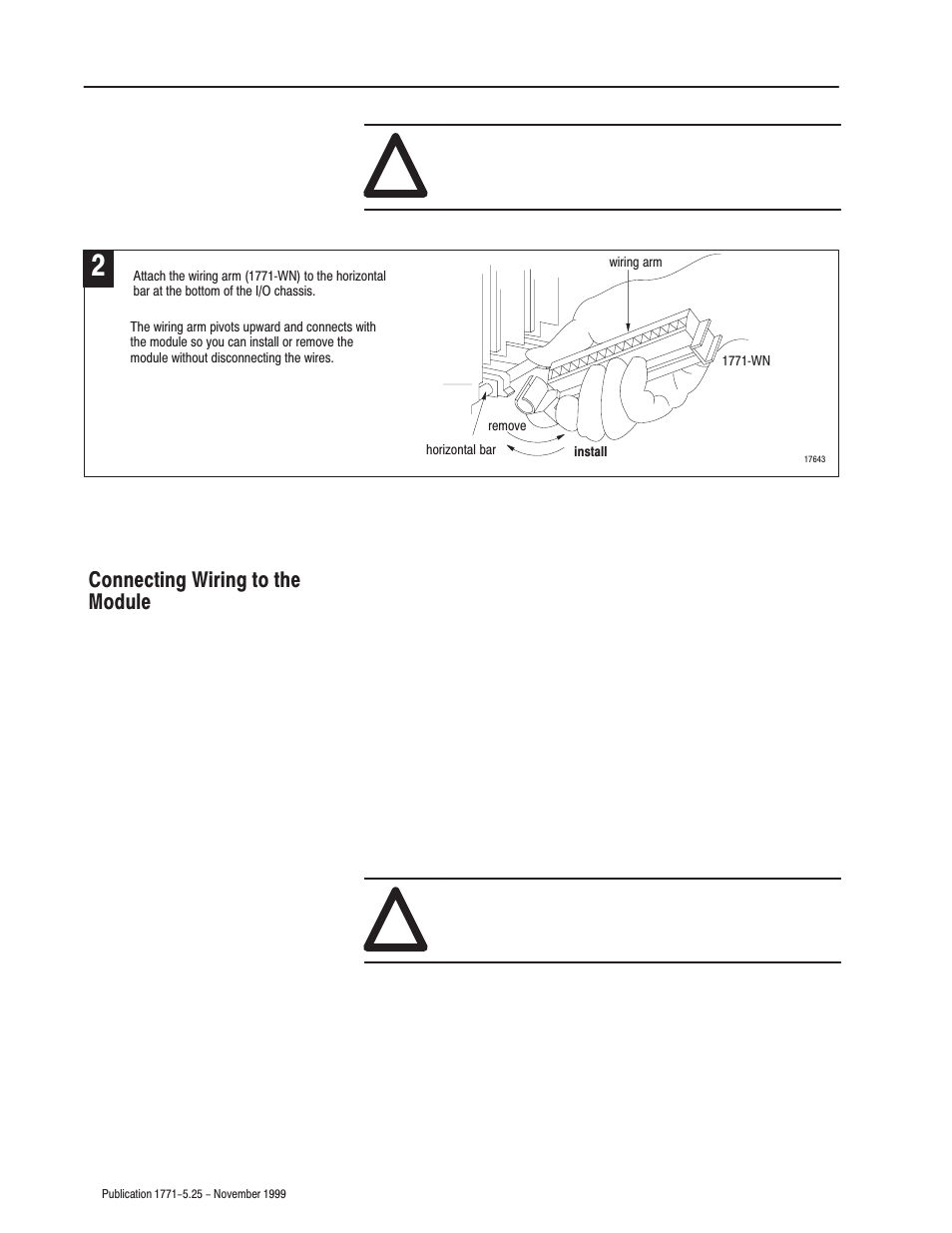 Connecting wiring to the module | Rockwell Automation 1771-IQ16 DC (24V) Isolated Input Module Installation Instructions User Manual | Page 6 / 12