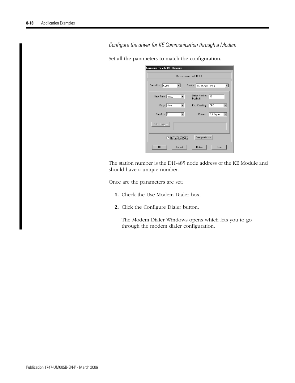Rockwell Automation 1747-KE,D17476.12 DH-485/RS-232C Interface Module User Manual | Page 106 / 139