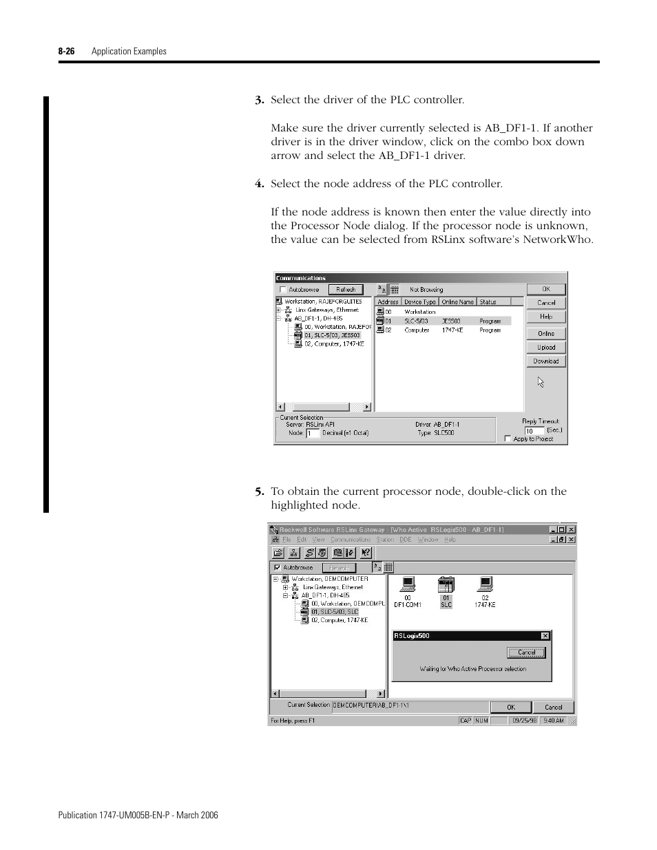 Rockwell Automation 1747-KE,D17476.12 DH-485/RS-232C Interface Module User Manual | Page 114 / 139