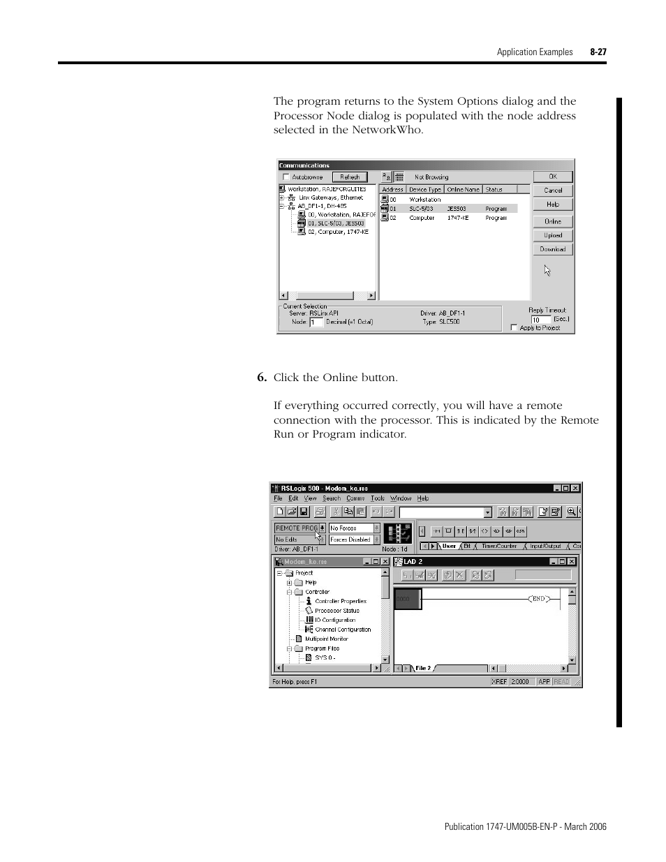 Rockwell Automation 1747-KE,D17476.12 DH-485/RS-232C Interface Module User Manual | Page 115 / 139