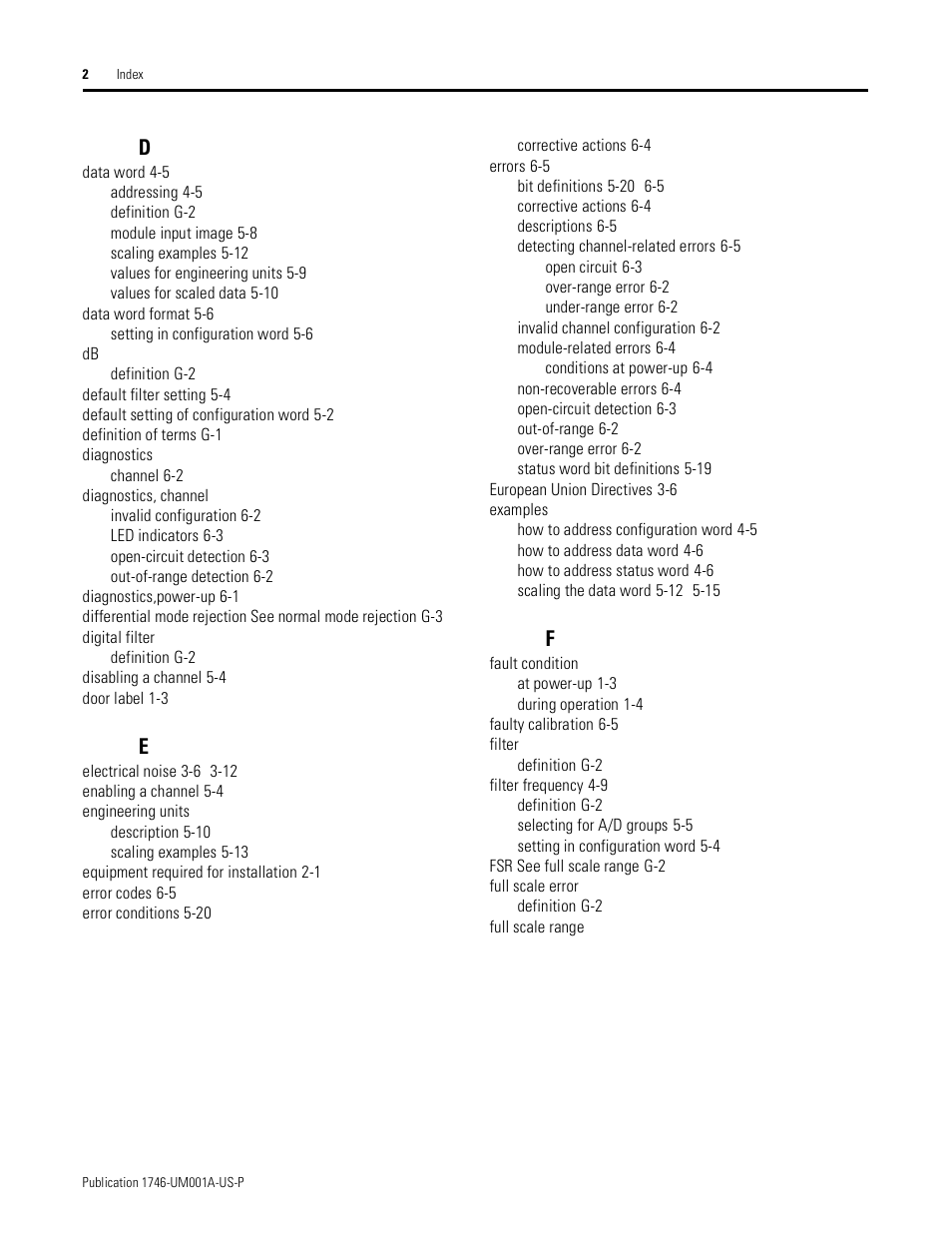 Rockwell Automation 1746-NI16V SLC 500 Analog Input Modules User Manual User Manual | Page 116 / 120