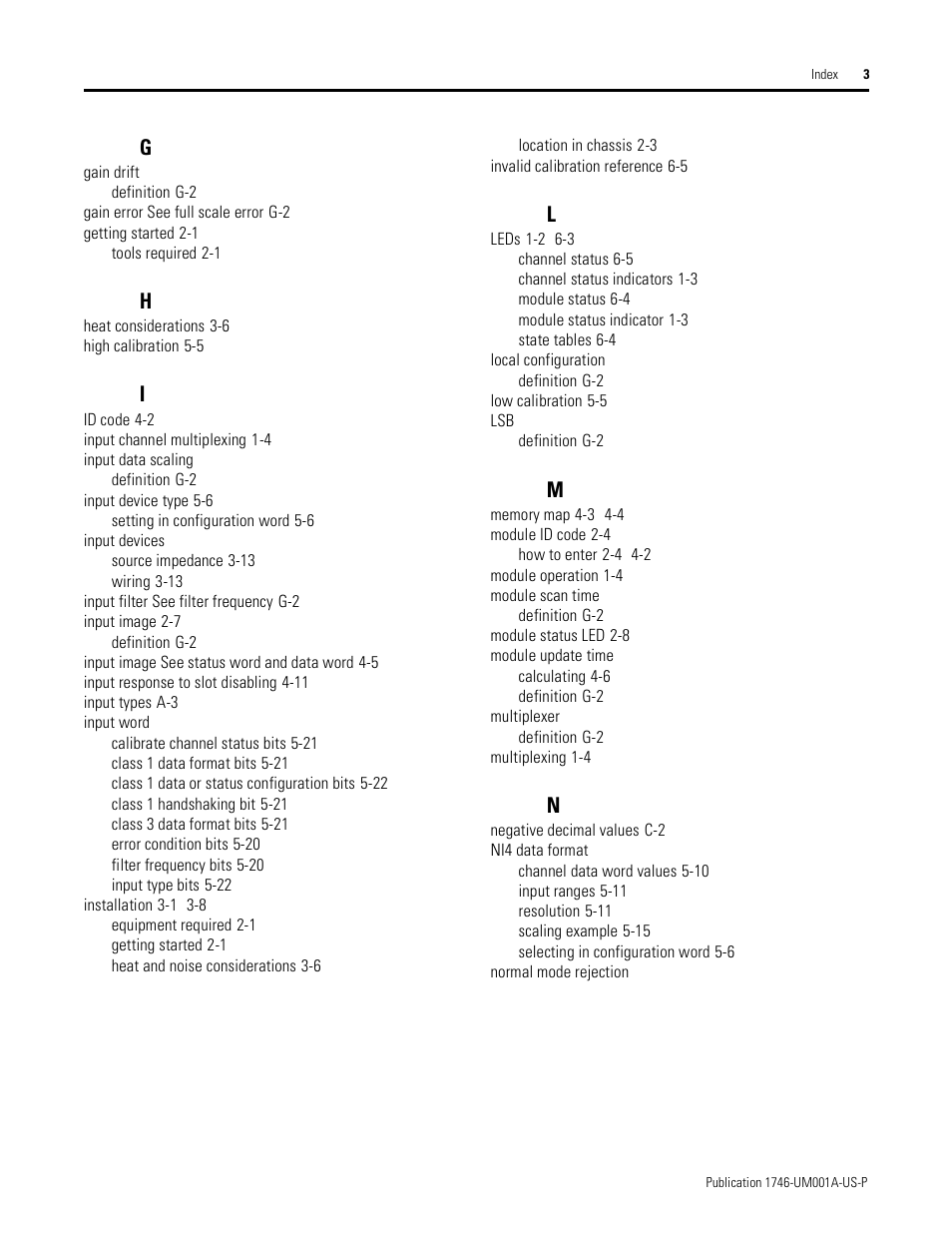 Rockwell Automation 1746-NI16V SLC 500 Analog Input Modules User Manual User Manual | Page 117 / 120