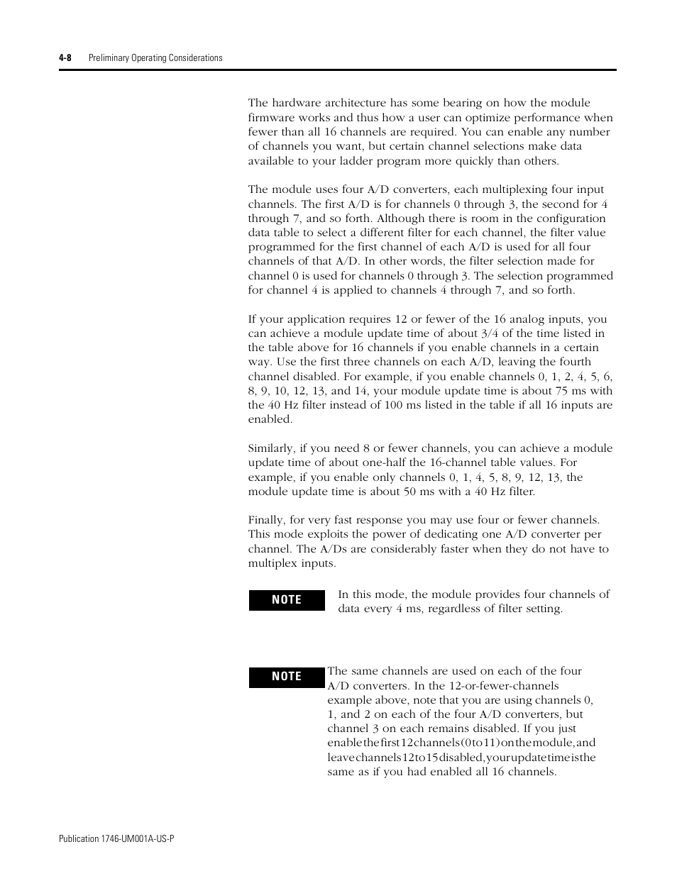 Rockwell Automation 1746-NI16V SLC 500 Analog Input Modules User Manual User Manual | Page 44 / 120