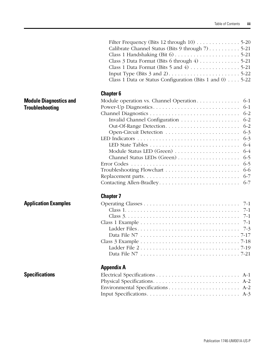 Rockwell Automation 1746-NI16V SLC 500 Analog Input Modules User Manual User Manual | Page 5 / 120