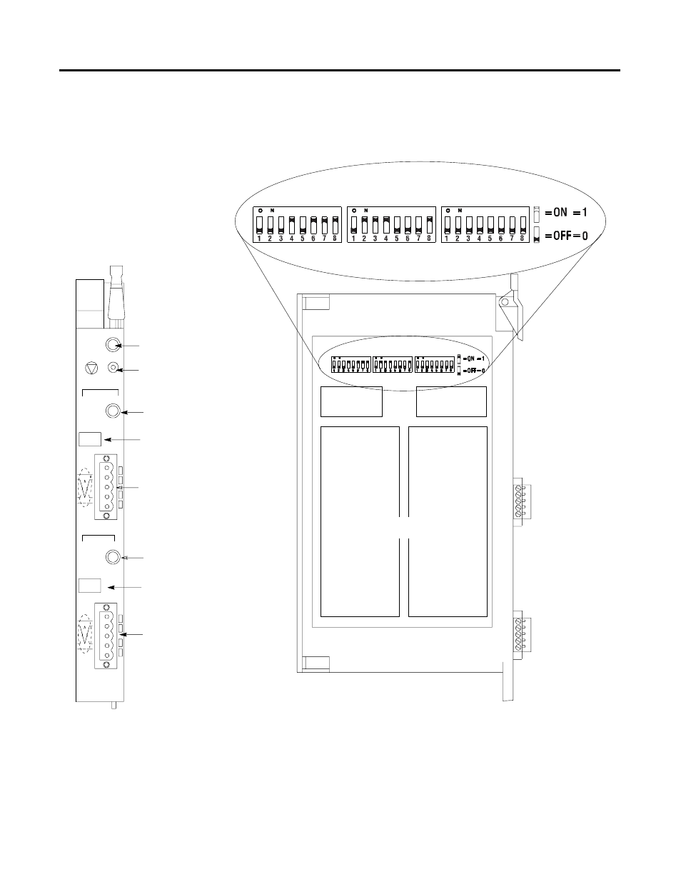 External module features | Rockwell Automation 1771-SDN DeviceNet Scanner Module Installation Instructions User Manual | Page 6 / 40