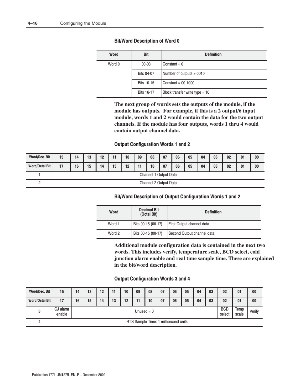 Rockwell Automation 1771-N SERIES High Resolution Analog Module User Manual User Manual | Page 56 / 188