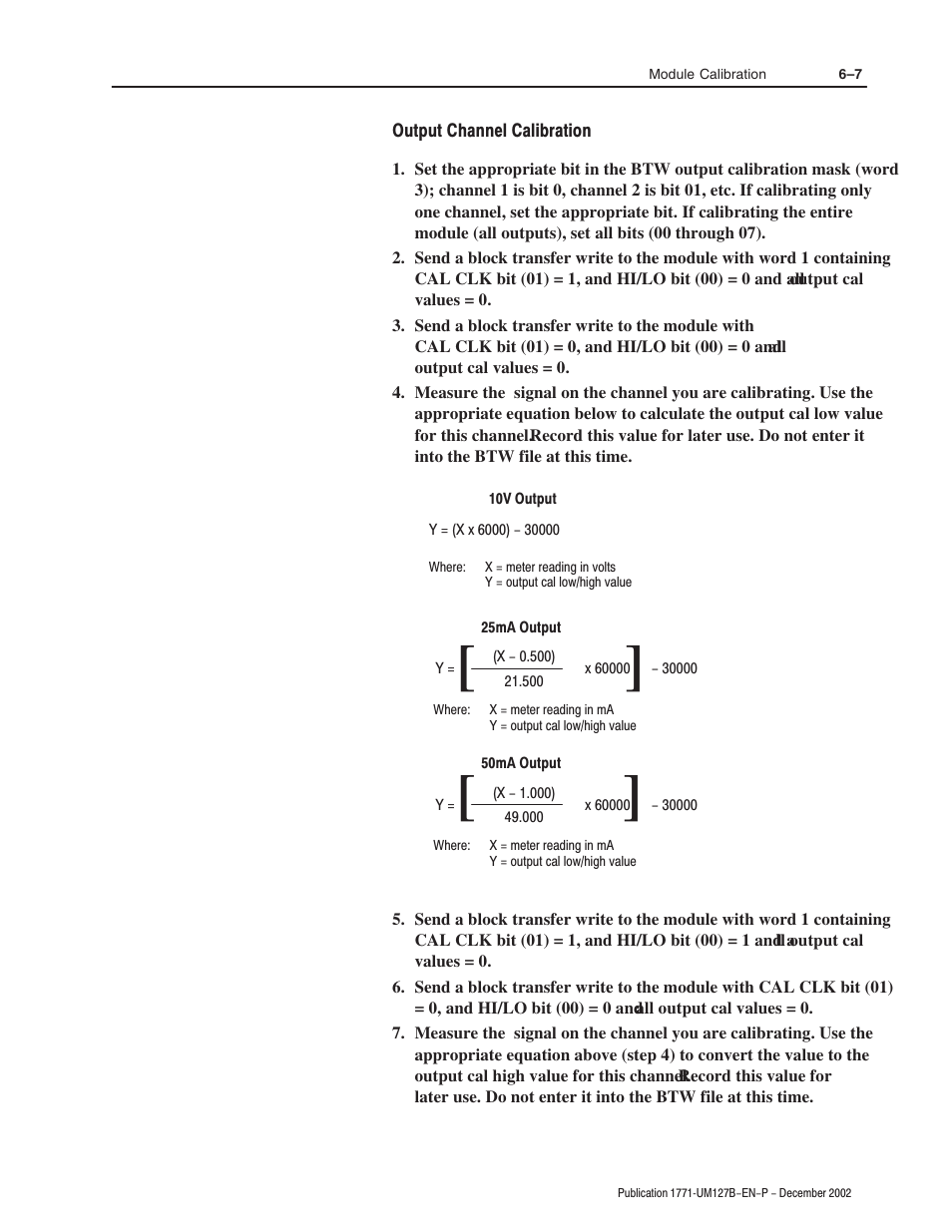 Rockwell Automation 1771-N SERIES High Resolution Analog Module User Manual User Manual | Page 75 / 188