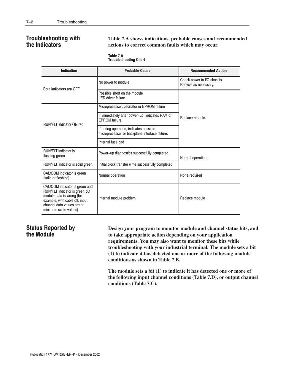 Rockwell Automation 1771-N SERIES High Resolution Analog Module User Manual User Manual | Page 78 / 188