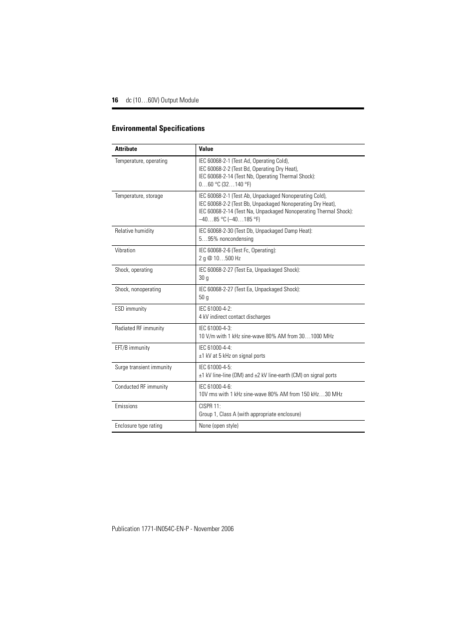 Rockwell Automation 1771-OBD Series C INSTL INSTR DC(10-60V) OUTPUT User Manual | Page 16 / 20