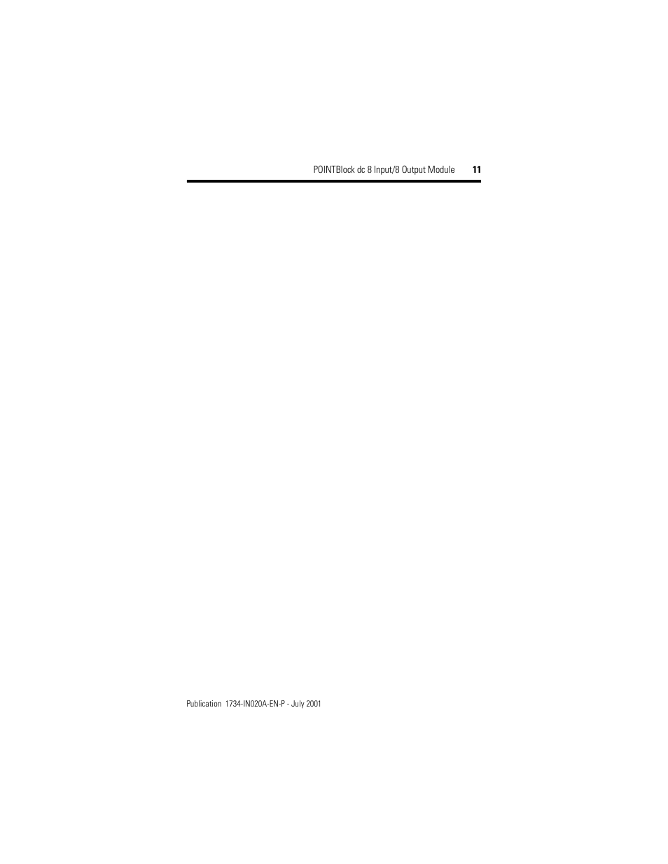 Rockwell Automation 1734D-IB8XOB8 POINT I/O Installation Instructions User Manual | Page 11 / 12