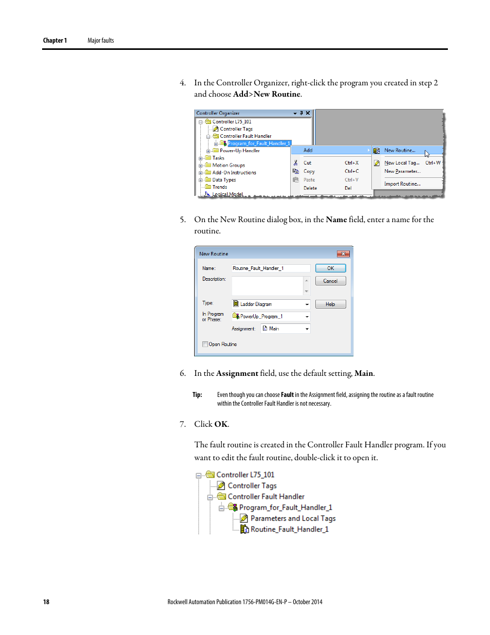 Rockwell Automation Logix5000 Controllers Major, Minor, and I/O Faults Programming Manual User Manual | Page 18 / 53