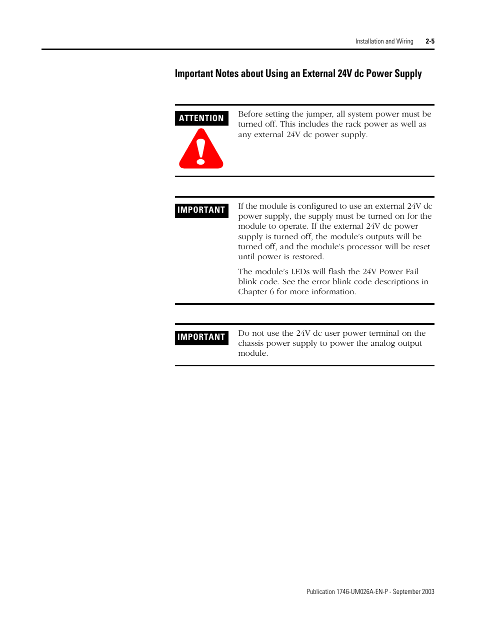 Rockwell Automation 1746-NO8V SLC 500 8-Point Analog Output Module/ User Manual User Manual | Page 13 / 74