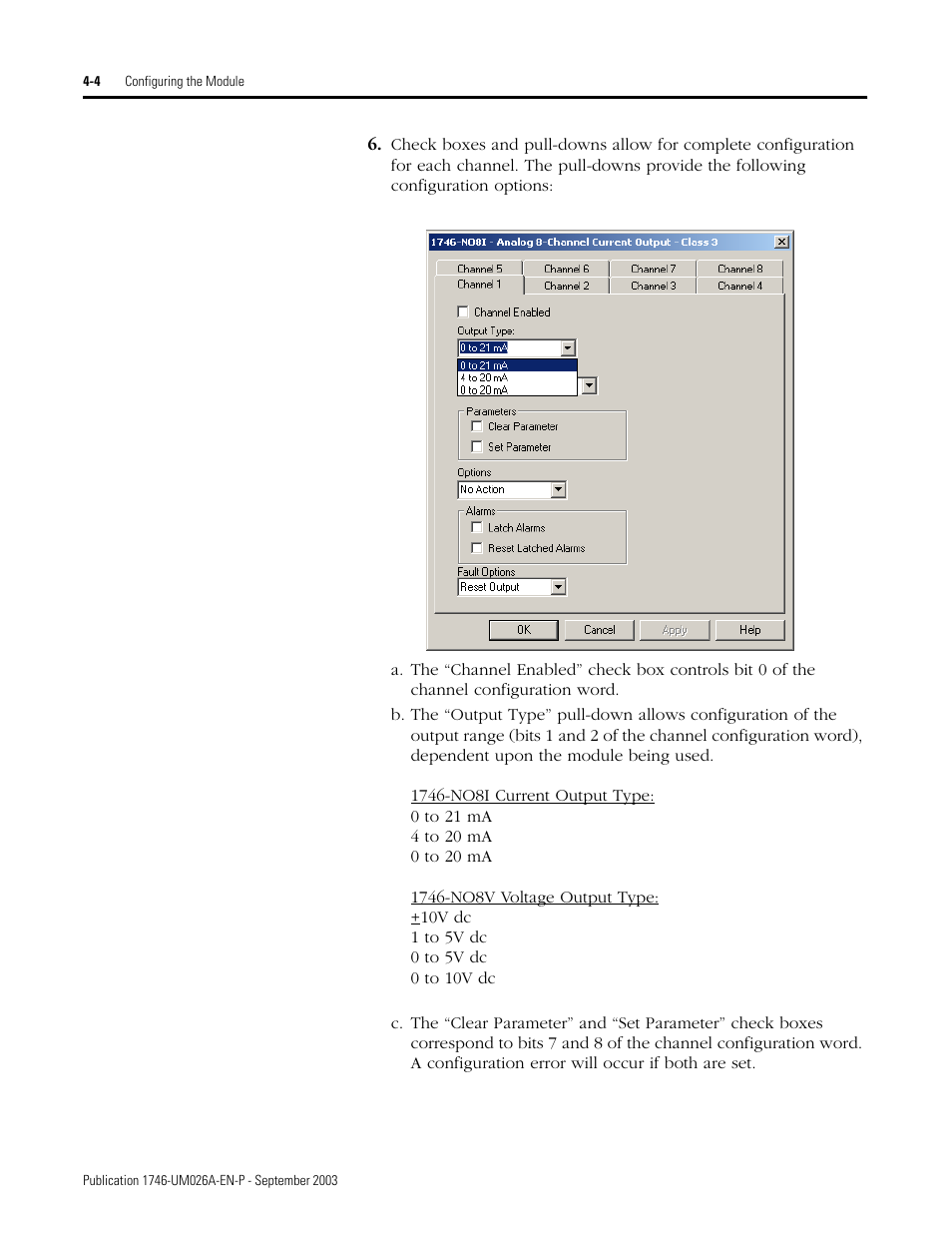 Rockwell Automation 1746-NO8V SLC 500 8-Point Analog Output Module/ User Manual User Manual | Page 28 / 74