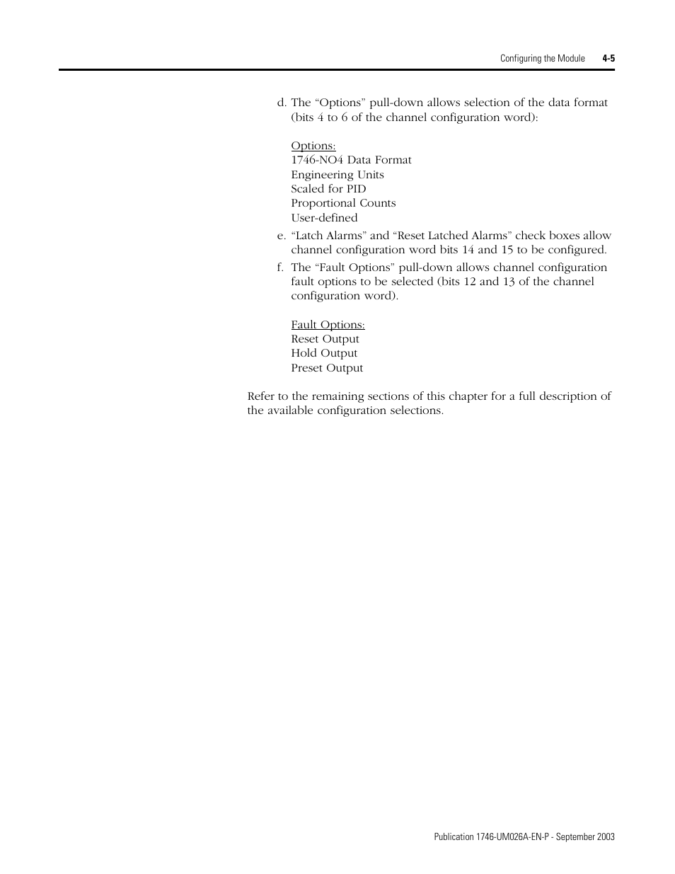 Rockwell Automation 1746-NO8V SLC 500 8-Point Analog Output Module/ User Manual User Manual | Page 29 / 74