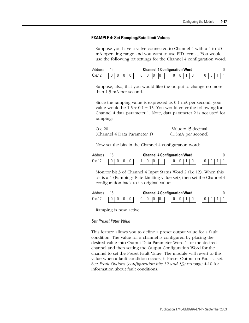 Rockwell Automation 1746-NO8V SLC 500 8-Point Analog Output Module/ User Manual User Manual | Page 41 / 74