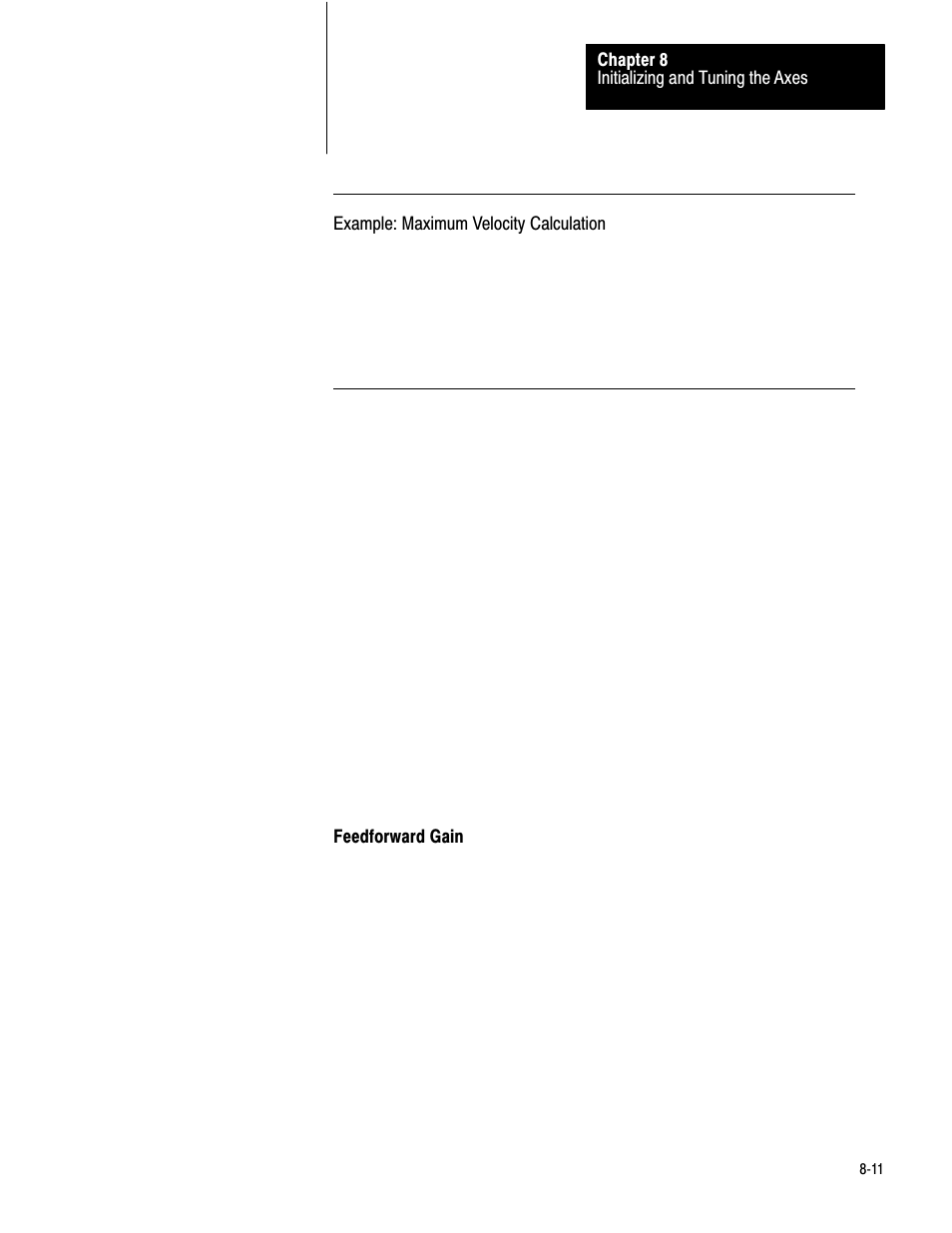 8ć11 | Rockwell Automation 1771-QB Linear Pos. User Manual | Page 129 / 226