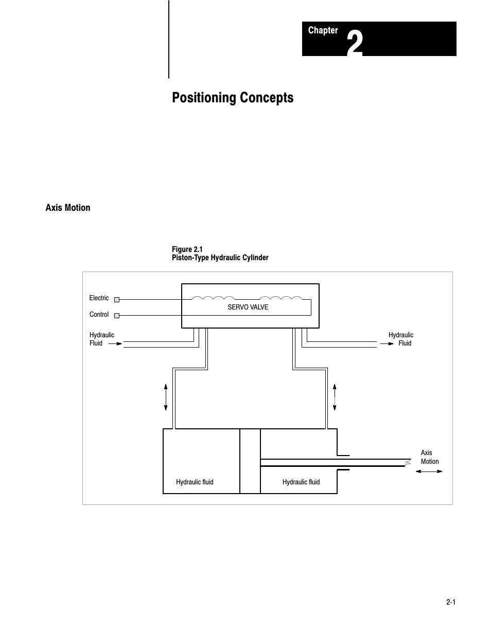 2 - positioning concepts, Axis motion, Positioning concepts | Rockwell Automation 1771-QB Linear Pos. User Manual | Page 17 / 226