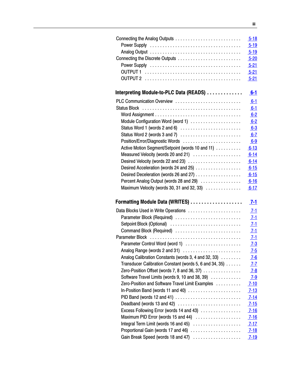 Rockwell Automation 1771-QB Linear Pos. User Manual | Page 5 / 226